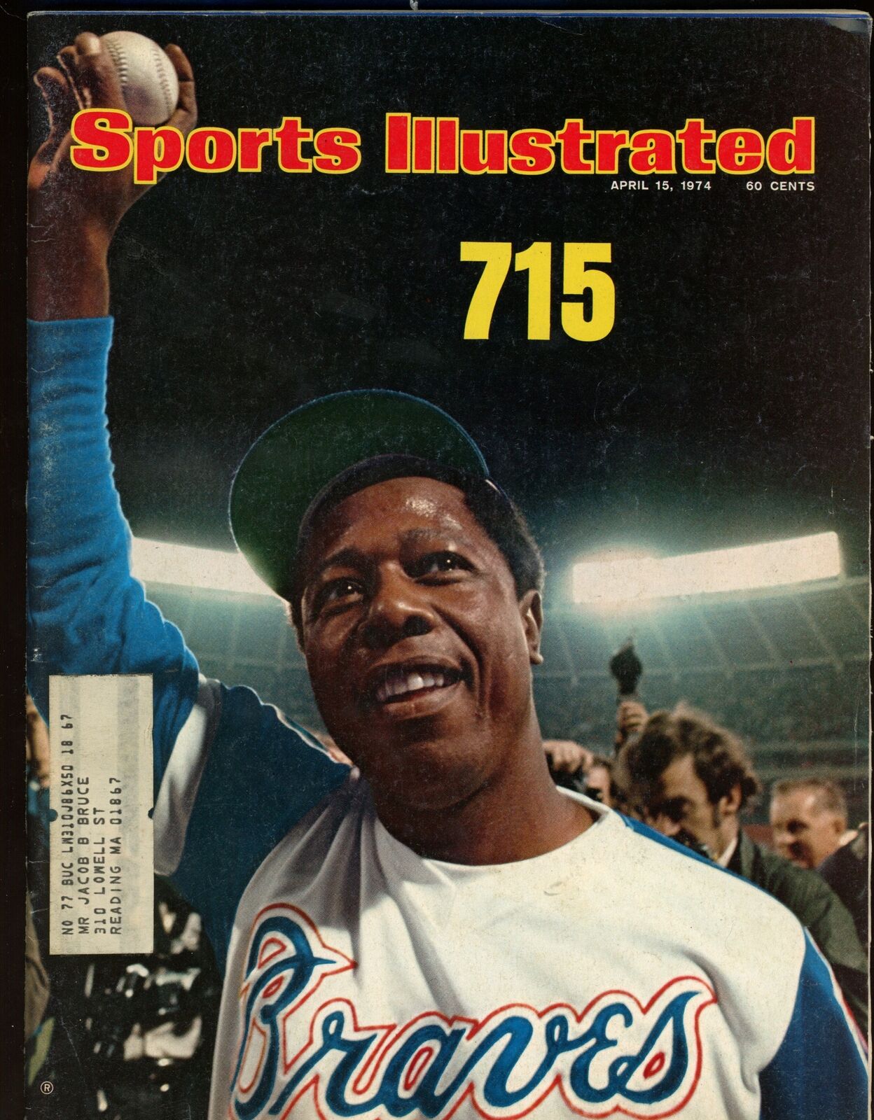 April 15, 1974 Sports Illustrated Magazine Hank Aaron Atlanta Braves 177640