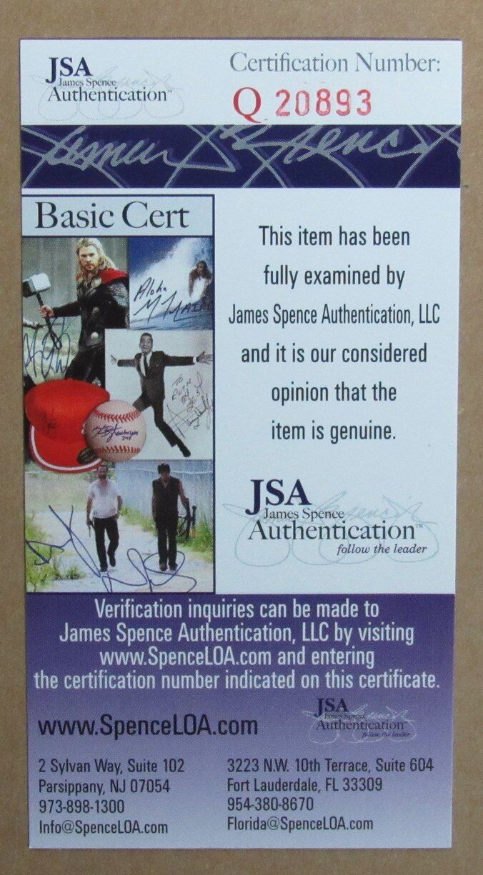 Ki-Jana Carter/Kerry Collins/Kyle Brady Signed 16x20 Photo 1994 PSU Framed JSA