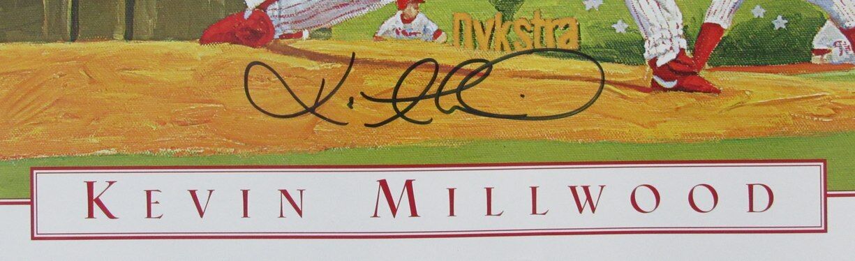 Kevin Millwood Autographed 28x22 Poster Philadelphia Phillies JSA