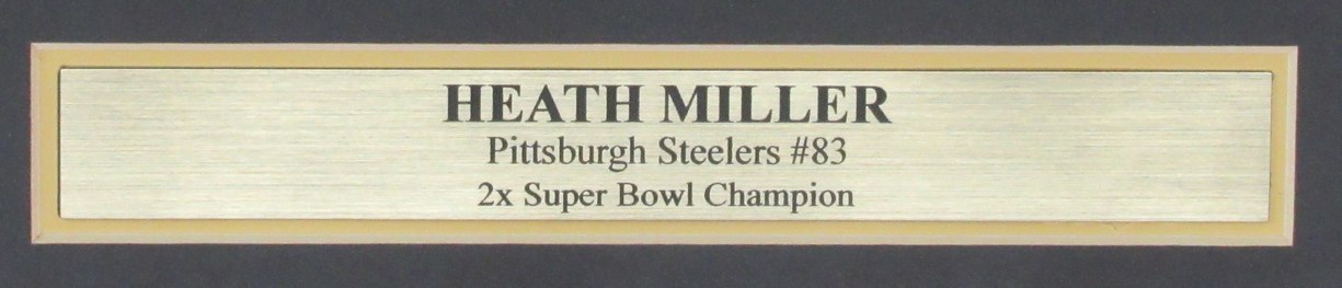 Heath Miller Autographed 11x14 Photo Pittsburgh Steelers Framed JSA 180016