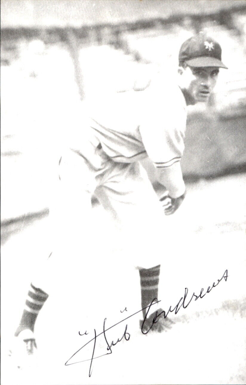Hub Andrews NY Giants d. 2012 Signed/Autographed 3x5 Photo 177922