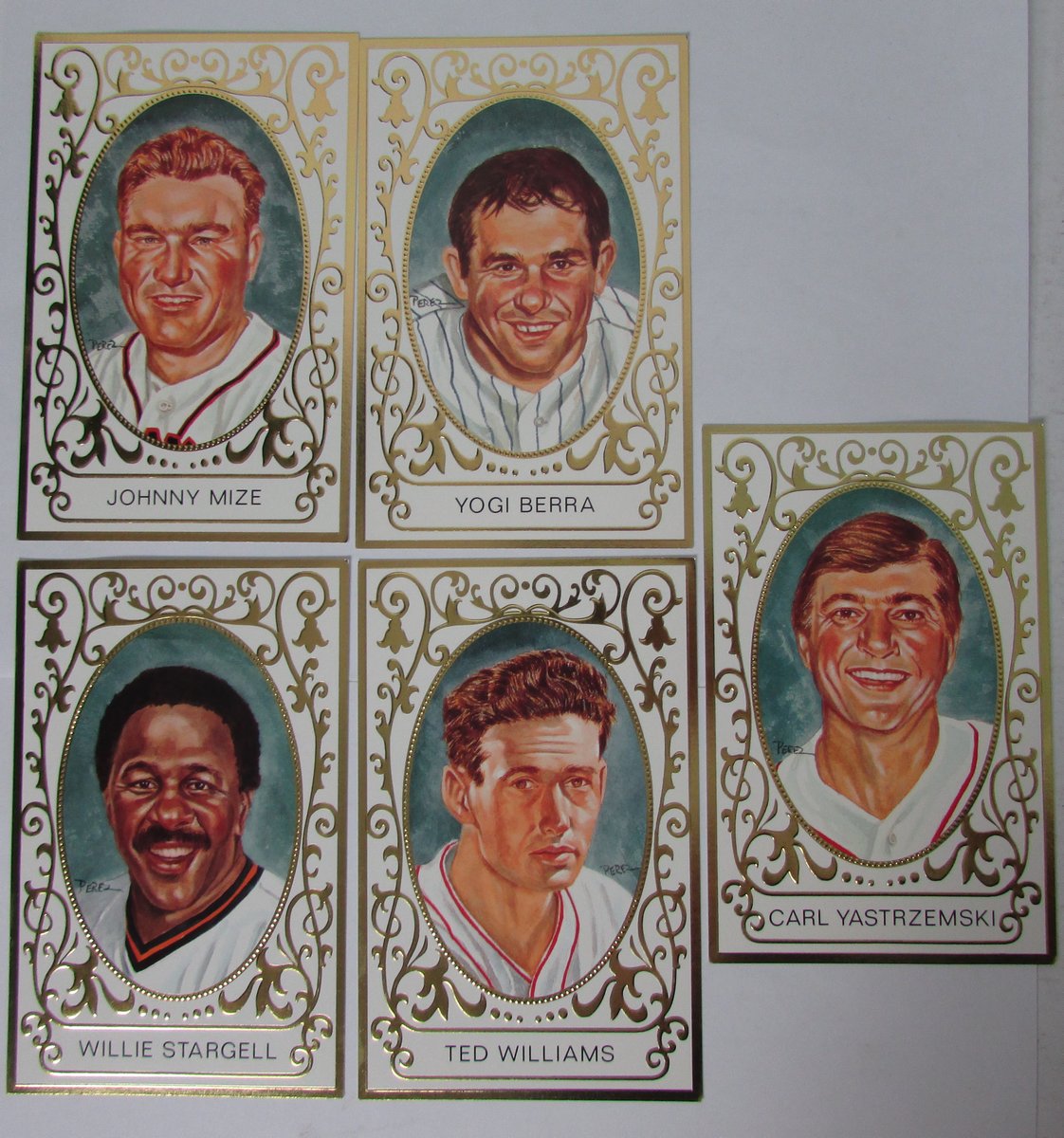Perez Steele Master Series 2 #26 to 50 BB HOF Limited Edit. Postcards 145770