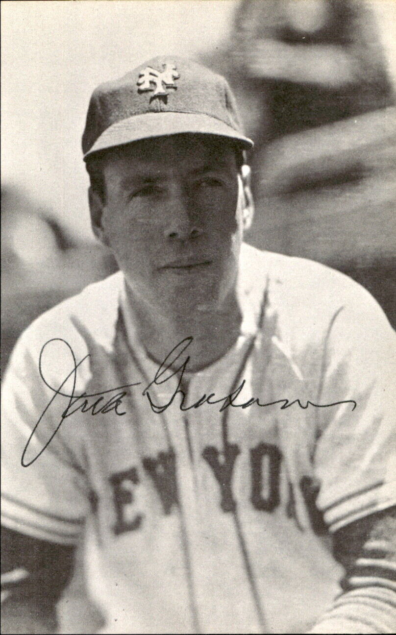 Jack Graham NY Giants d. 1998 Signed/Autographed 3x5 Photo 178406