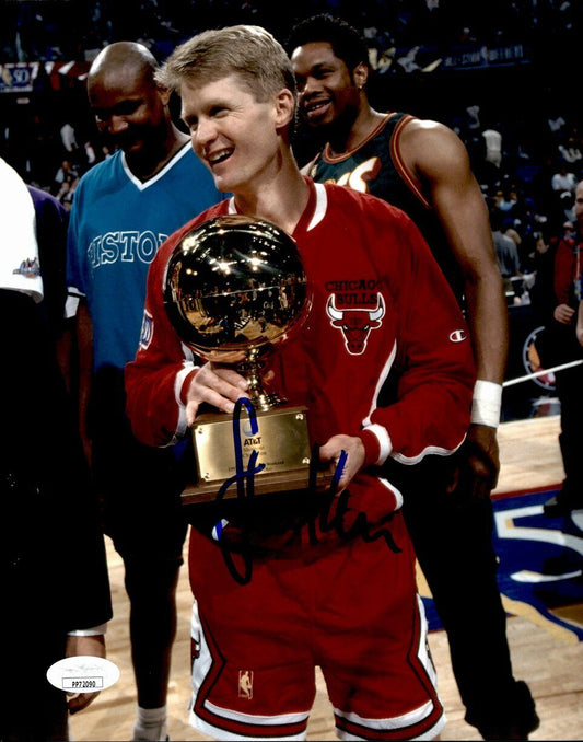 Steve Kerr Chicago Bulls/Warriors Signed/Autographed 8x10  Photo JSA 161870