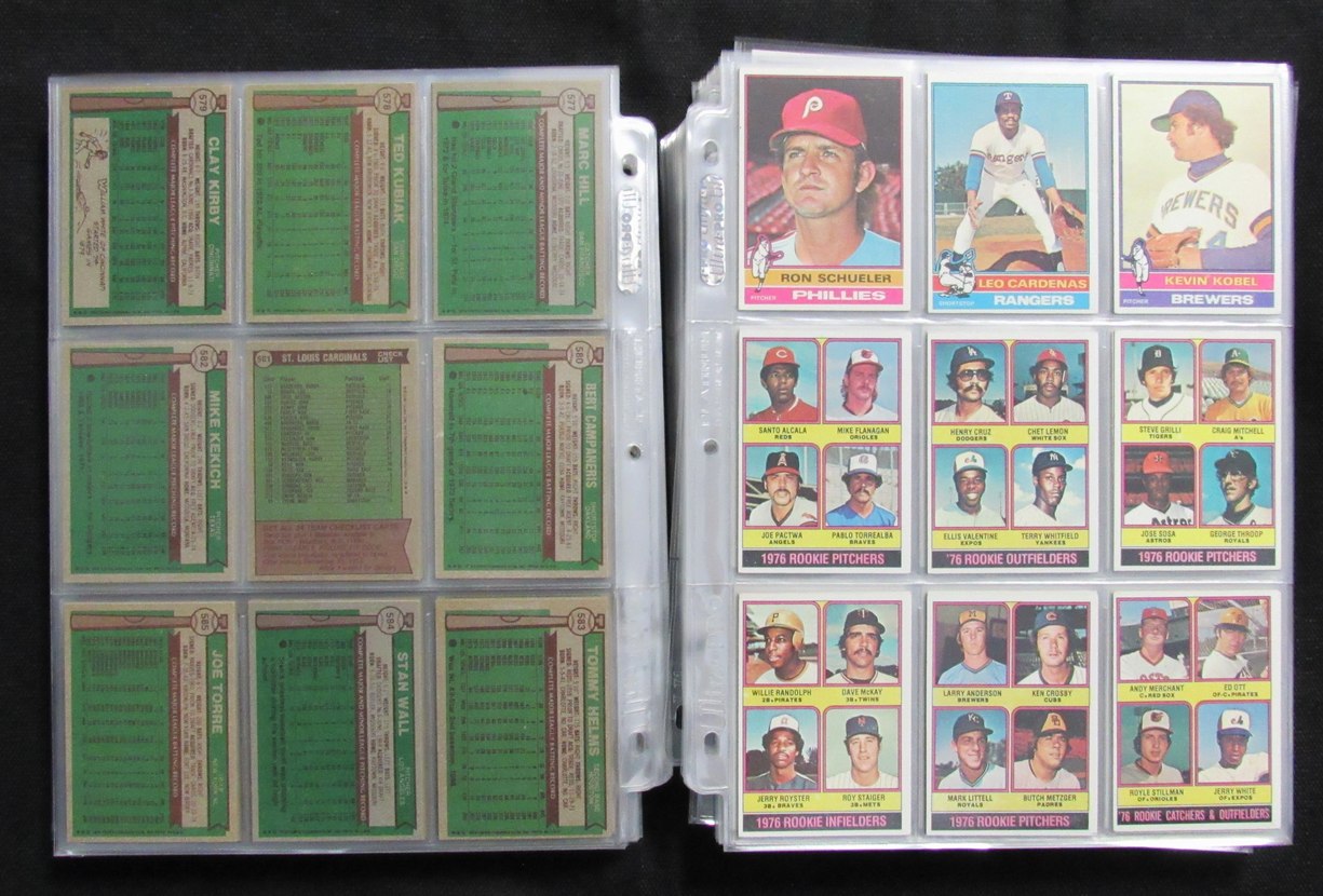 1976 Topps Baseball Complete Set (660) w/Traded (44) Brettt RC Yount RC 189823