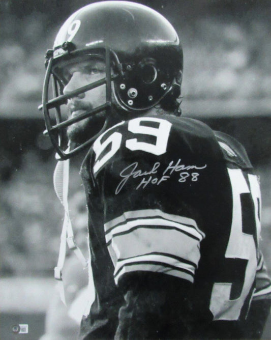 Jack Ham HOF Autographed/Inscribed 16x20 Photo Pittsburgh Steelers Beckett