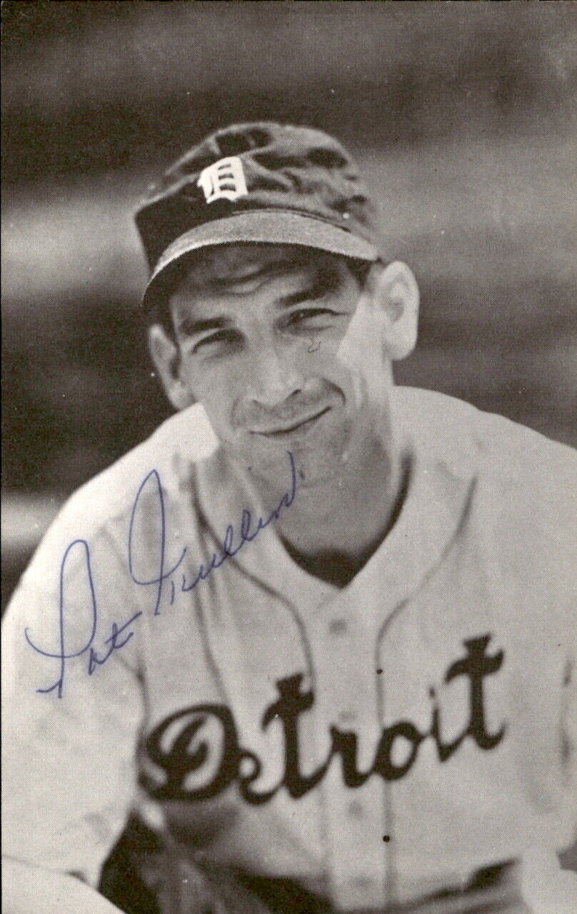 Pat Mullin Tigers d. 1999 Signed/Autographed 3x5 Photo 178665