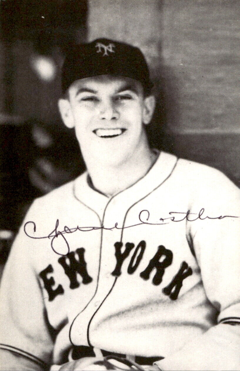 Slick Castleman NY Giants d. 1998 Signed/Autographed 3x5 Photo 178119