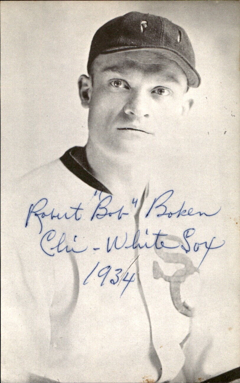 Bob Boken White Sox d. 1988 Signed/Autographed 3x5 Photo 177968