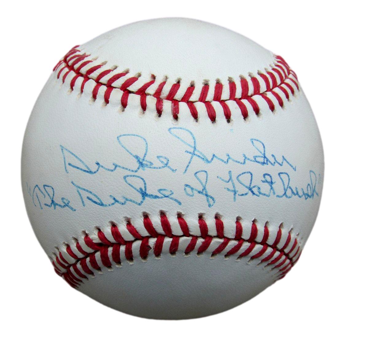 Duke Snider Signed/Inscribed ONL Baseball Dodgers The Duke of Flatbush JSA187301