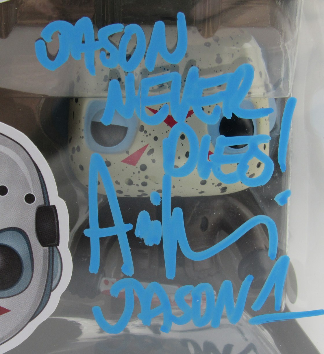 Ari Lehman Signed/Insc Funko Pop! #01 "Friday the 13th" Signed Blue JSA 190716