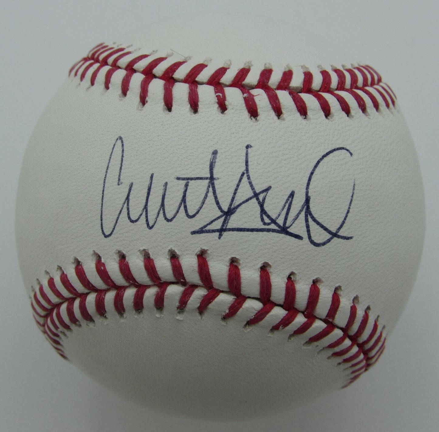 Clint Hurdle Pirates Royals Signed Rawlings OML Baseball MLB Hologram 143926