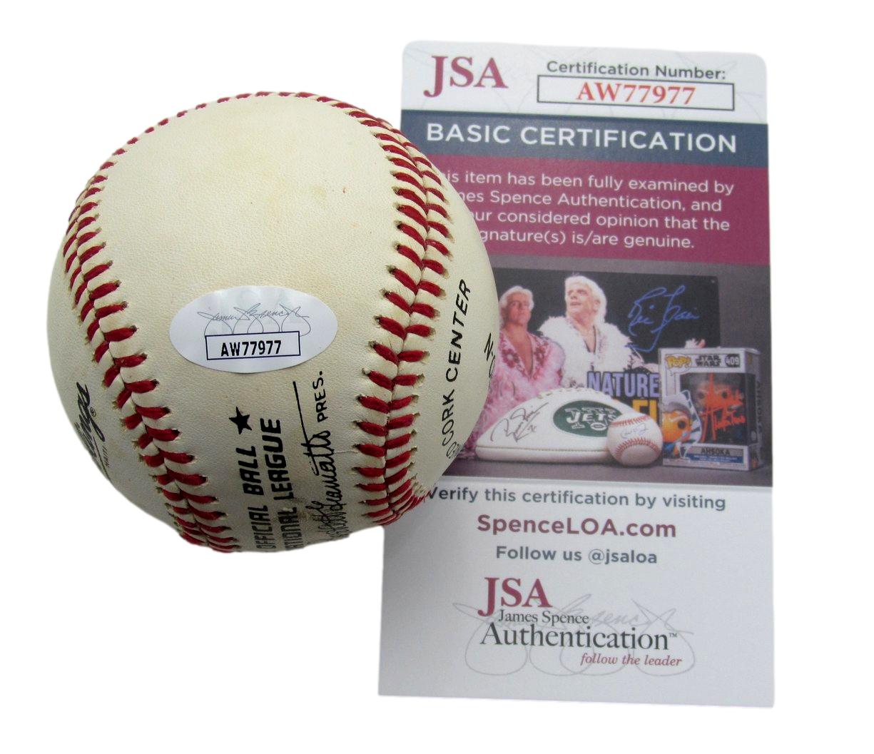 Enos Slaughter HOF Signed/Auto ONL Baseball St. Louis Cardinals JSA 191233