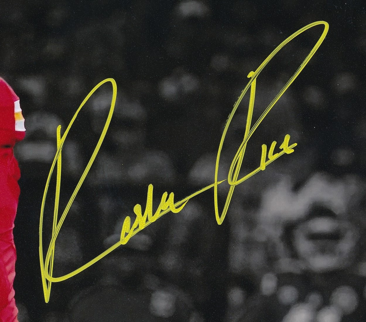 Rashee Rice Autographed 8x10 Photo Kansas City Chiefs Beckett 186476