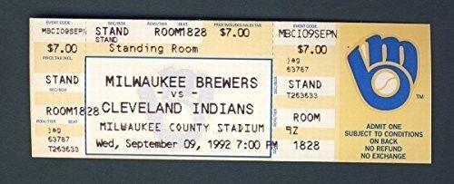 Robin Yount Milwaukee Brewers 3000th Hit FULL UNUSED Ticket 9-9-92 124676