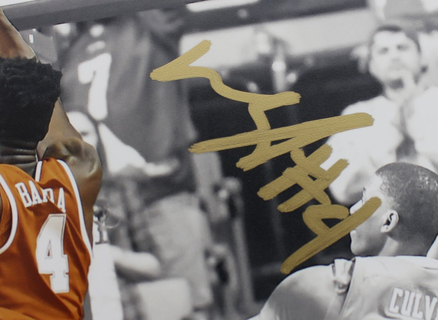 Mohamed Mo Bamba Signed 8x10 Photo Texas Longhorns Dunk JSA 136057