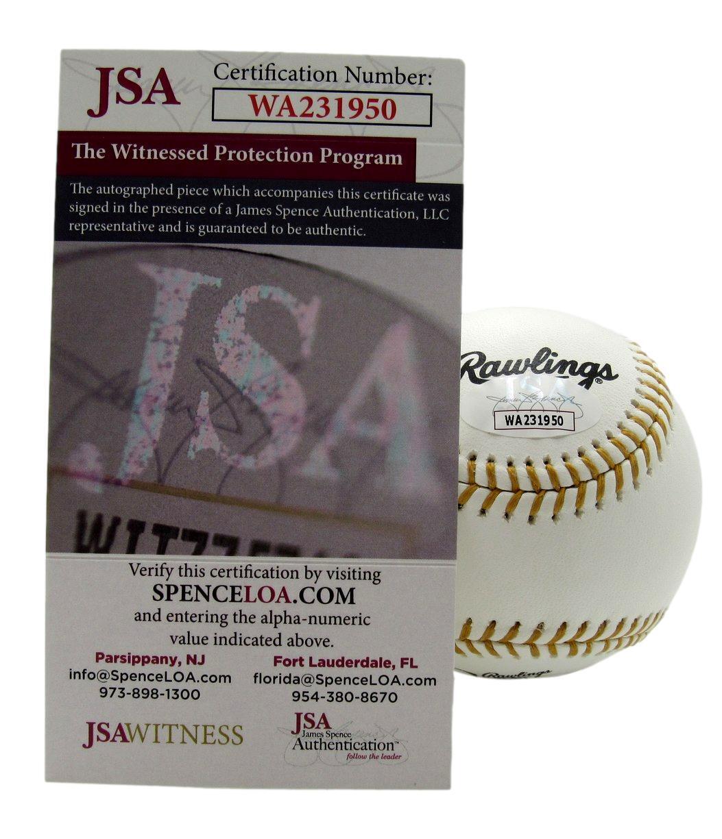 Robin Yount HOF Autographed Rawlings Gold Glove Award Baseball Brewers JSA