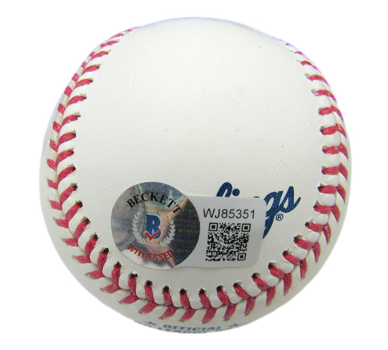 Ronald Acuna Jr. Atlanta Braves Signed/Auto Rawlings OML Baseball Beckett 159538