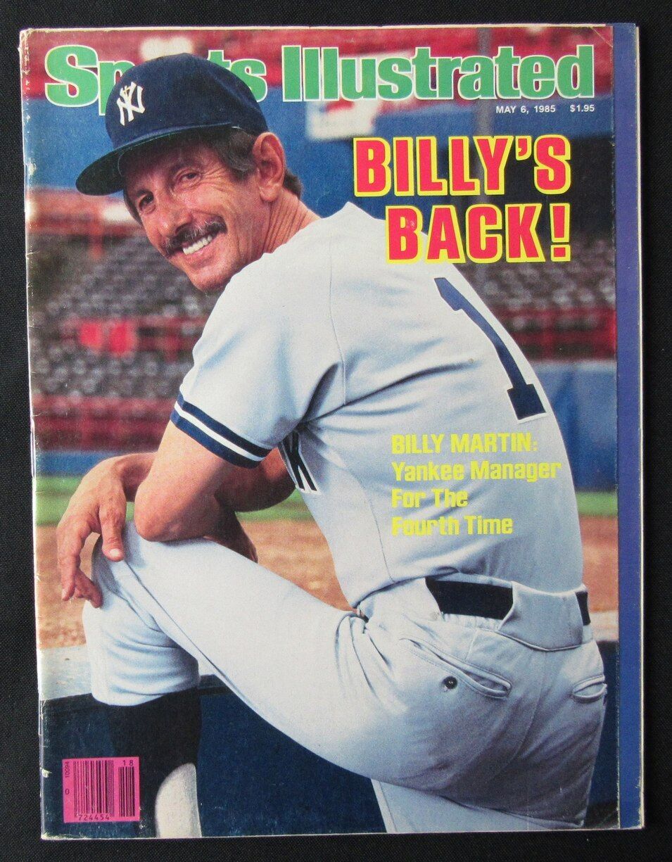 May 6, 1985 Sports Illustrated Magazine NO LABEL Billy Martin NY Yankees 176486