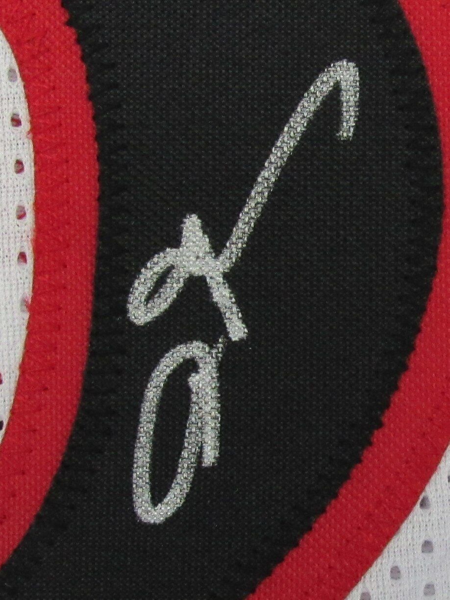 Allen Iverson HOF Autographed White Custom Basketball Jersey 76ers JSA 181148