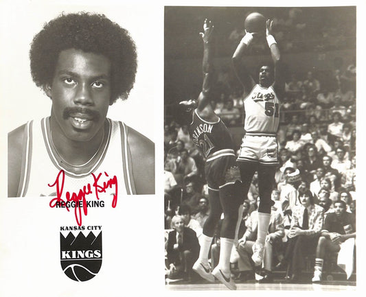 Reggie King KC Kings Vintage Team Issued Signed/Auto 8x10 Photo 189129