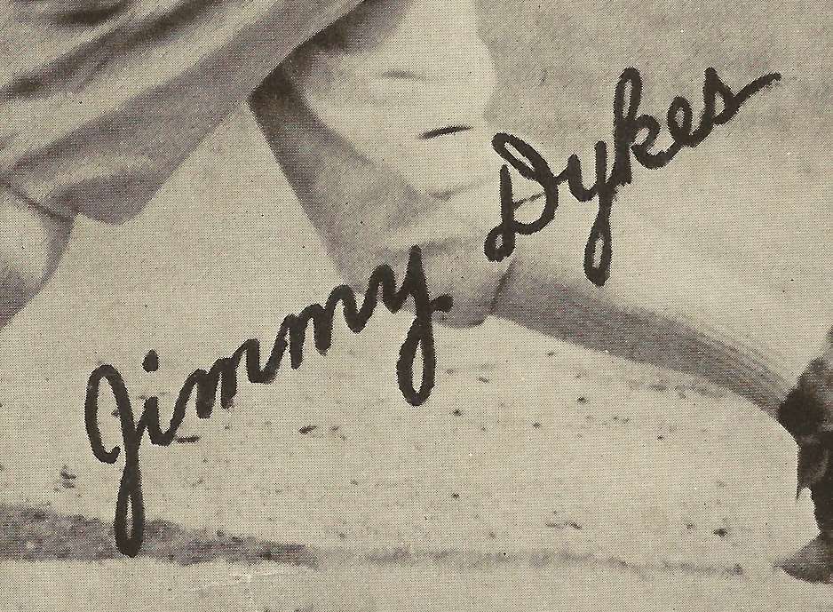 Jimmy Dykes 1936 Chicago White Sox 6x9 B/W National Chicle Premium Photo 150313