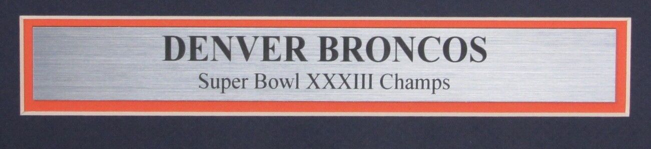 Denver Broncos 1999 Super Bowl XXXIII Champs Denver Post Newspaper Framed 157888