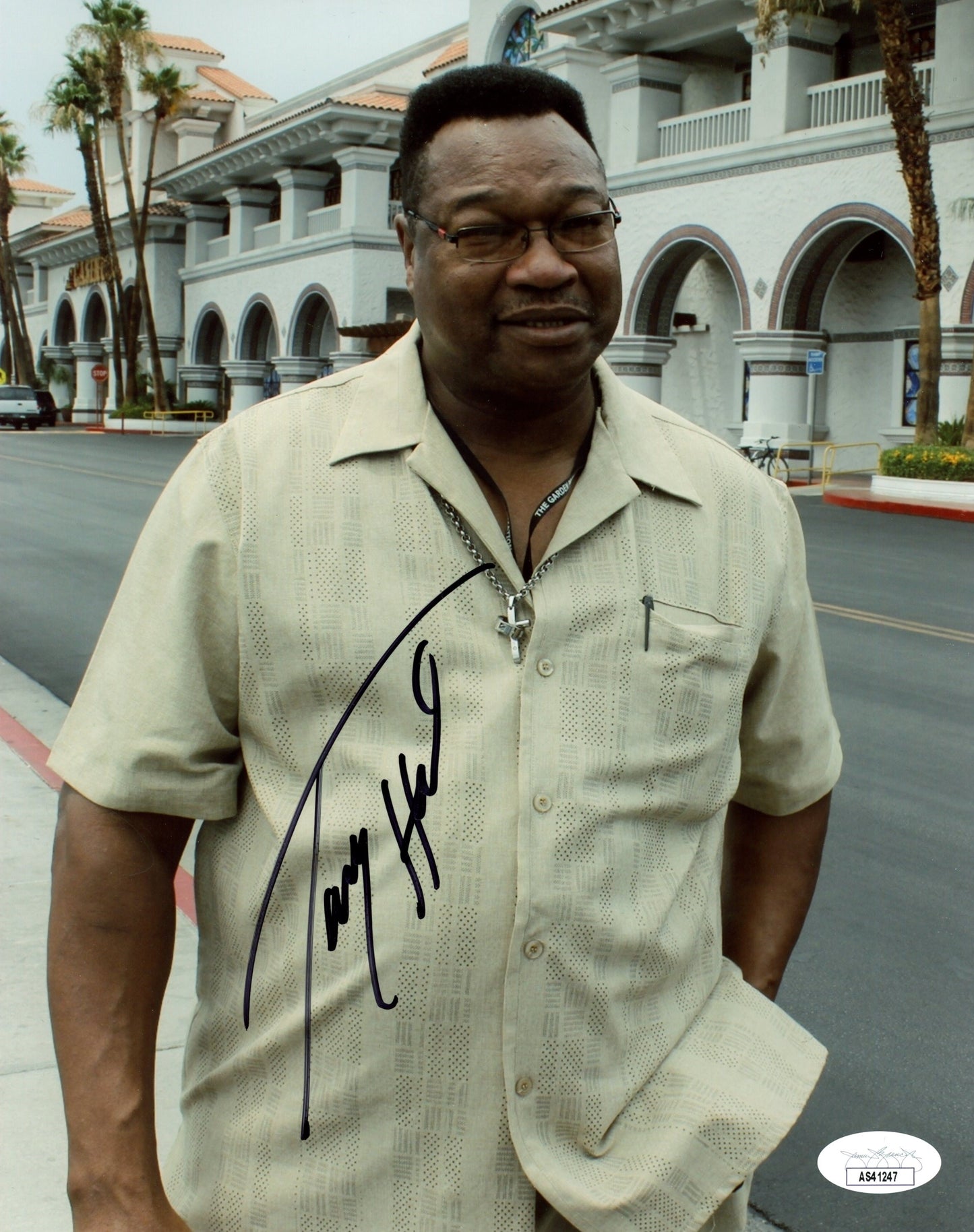 Larry Holmes Signed/Auto 8x10 Photo Boxing Champ JSA 188026