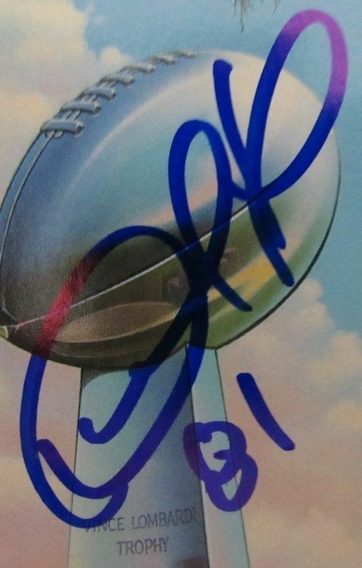 Desmond Howard Signed Super Bowl XXXI Game Program MVP Packers JSA 129541
