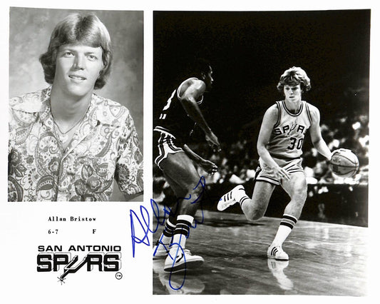 Allan Bristow Spurs Vintage Team Issued Signed/Auto 8x10 Photo 189095