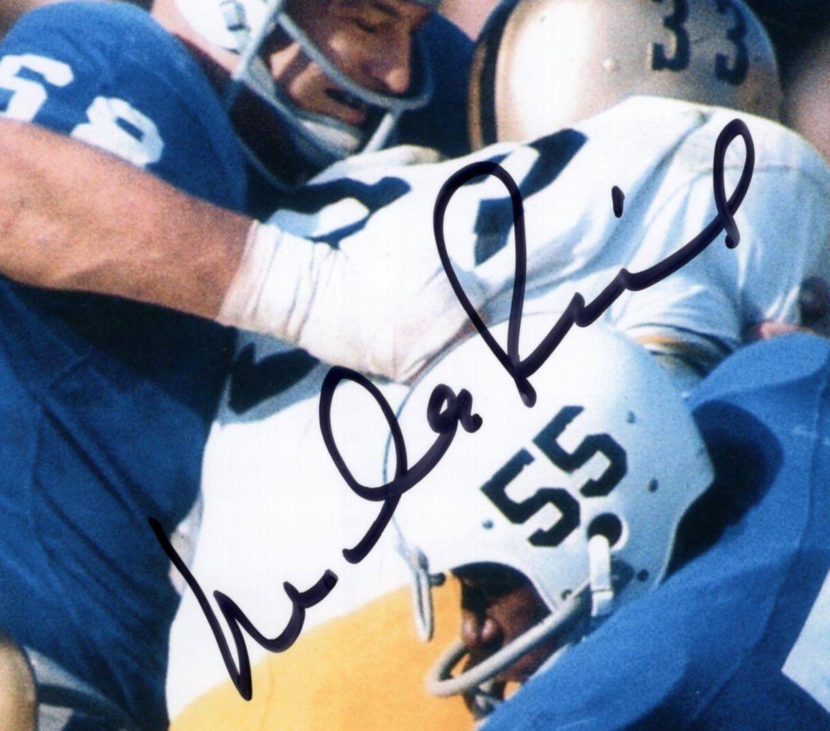 Mike Reid Penn State All American PSU Lions Signed Color 8x10 Photo JSA 136744