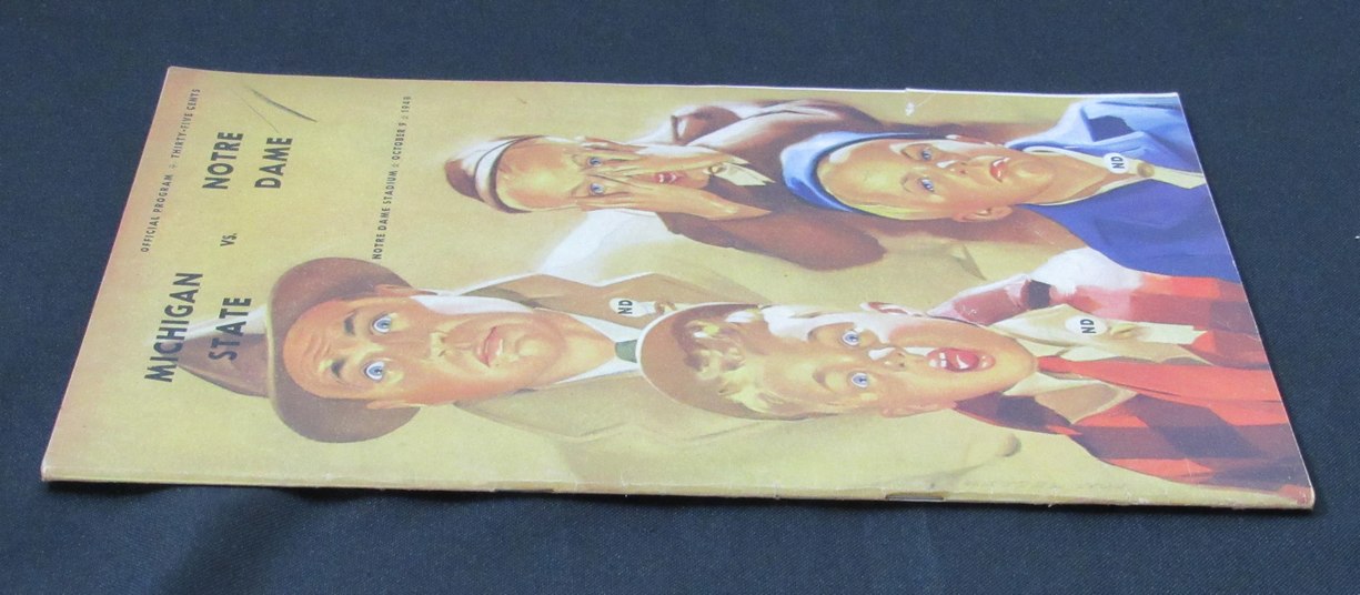 10/9/1948 Michigan State vs. Notre Dame College Program 185893