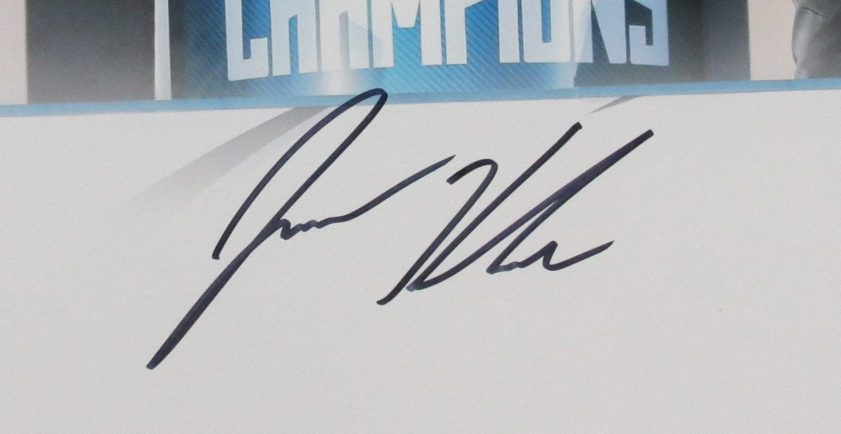 Jason Kelce Signed/Autographed 16x20 Podium Photo Eagles Framed PSA/DNA 189785