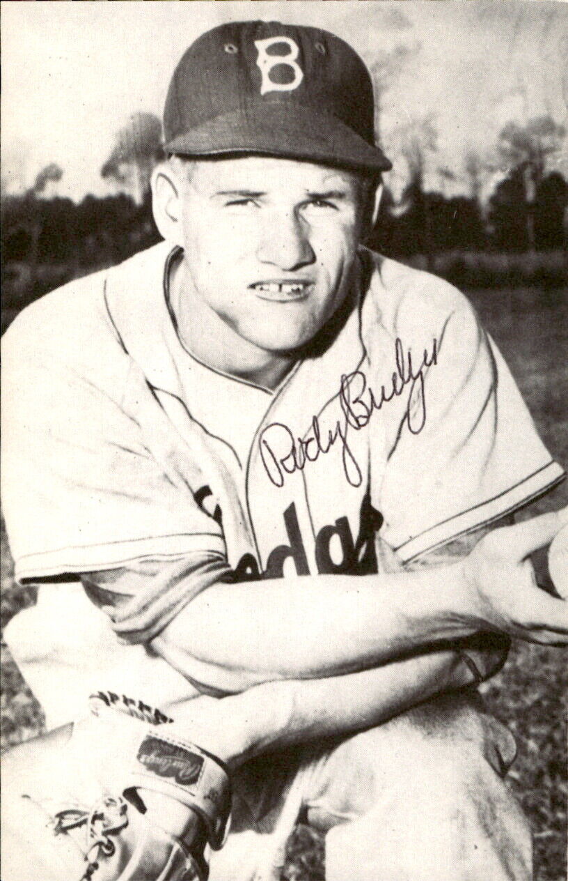 Rocky Bridges Brooklyn Dodgers Signed/Autographed 3x5 Photo 177983