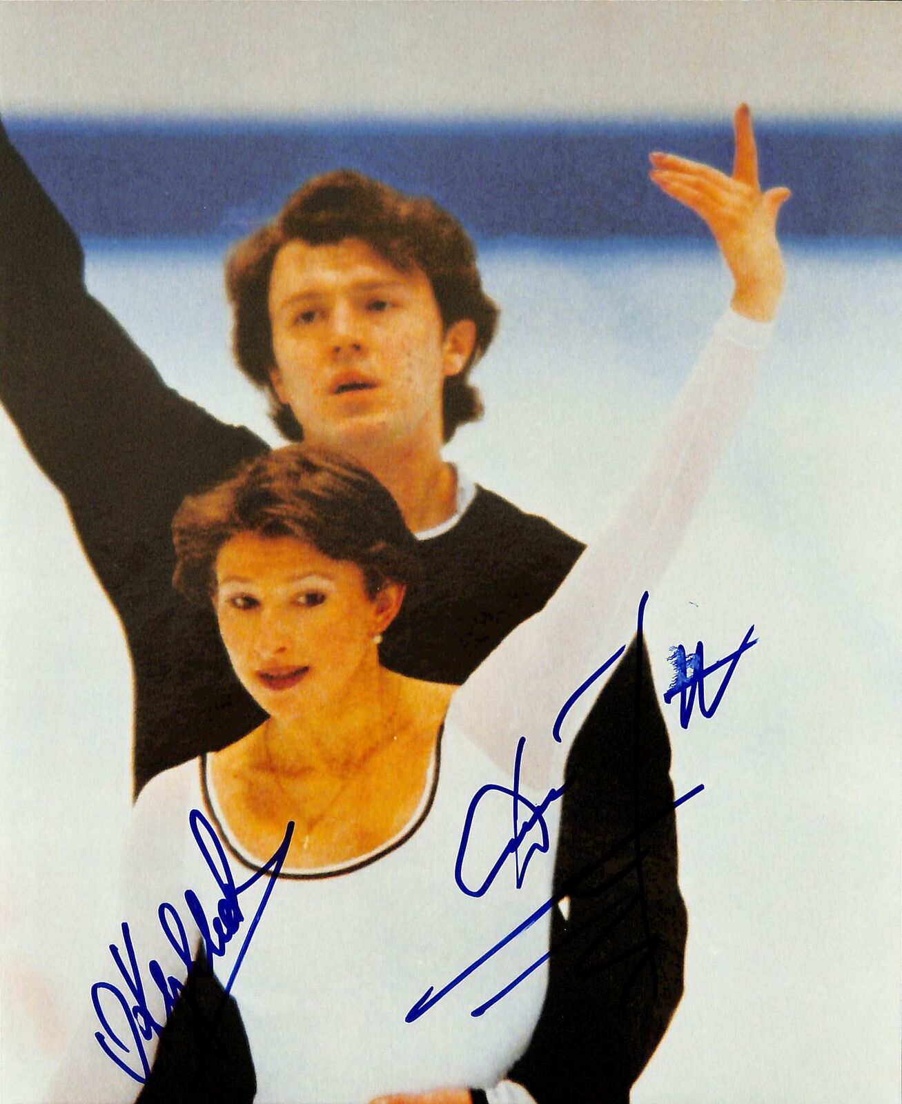 Kazakova and Dmitriev 1998 Olympic Gold Medalists Signed 8x10 Photo 180440