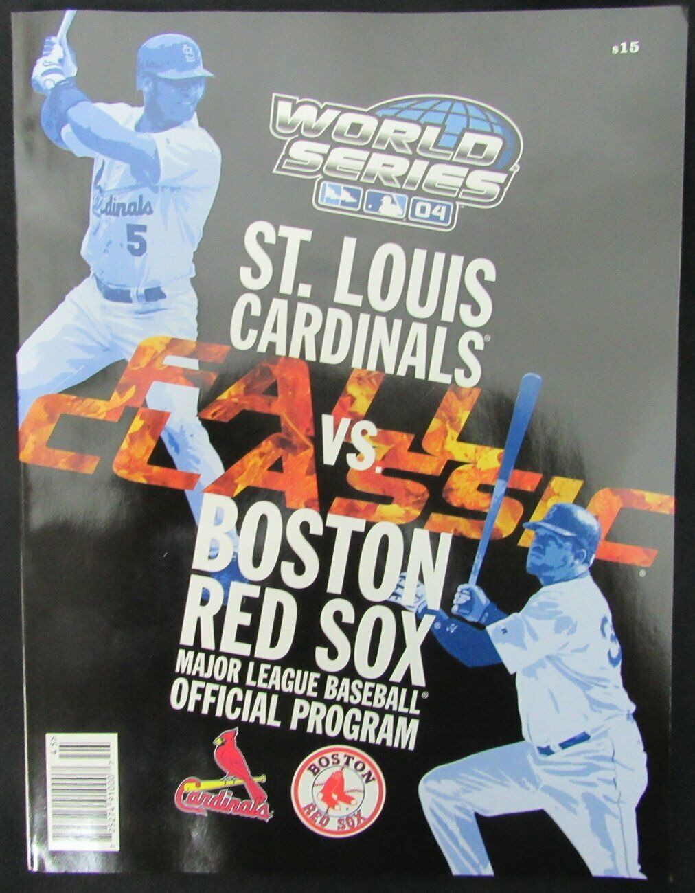 2004 World Series Game Program Boston Red Sox vs. St. Louis Cardinals 153952