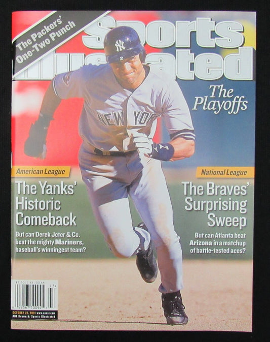 Oct. 22, 2001 Sports Illustrated Magazine Newstand NO LABEL Derek Jeter 187397