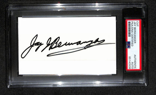 Jay Berwanger Autographed 3x5 Cut Card PSA/DNA 186565