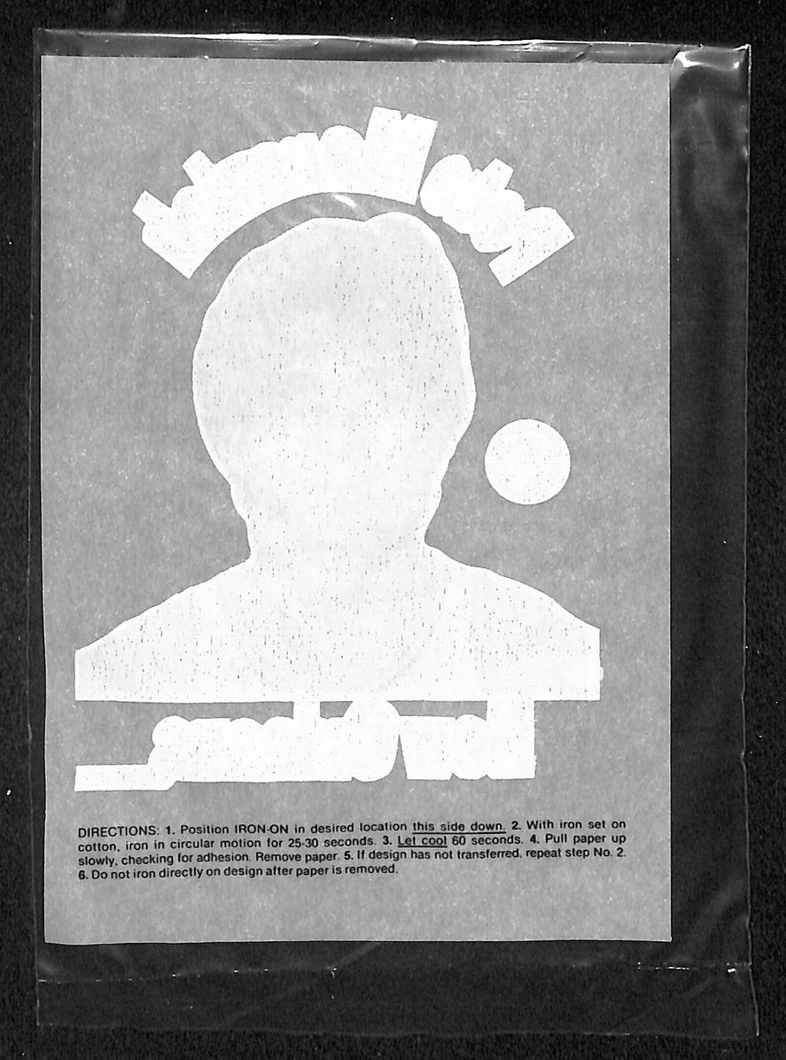 1979 Pete Maravich HOF New Orleans Jazz Quaker Iron-Ons 210896