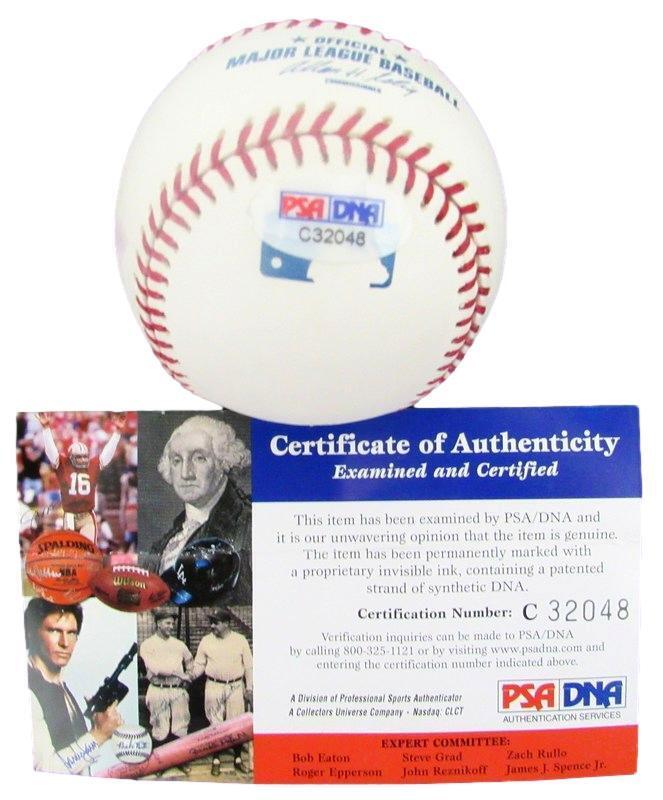 Bronson Arroyo Autographed OML Baseball Cincinnati Reds PSA/DNA 182383