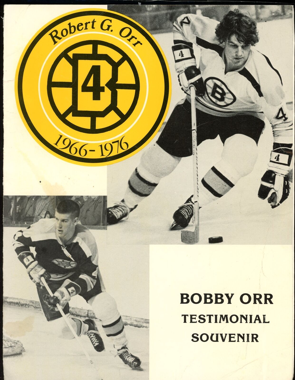 Bobby Orr Boston Bruins 1976 Retirement Program 178060