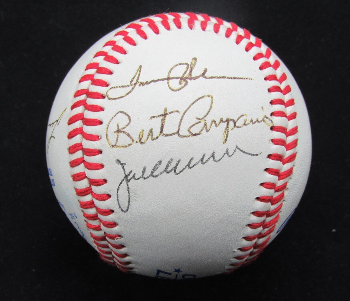 2013 Indians Fantasy Camp Multi-Autographed OML Baseball Cleveland Indians