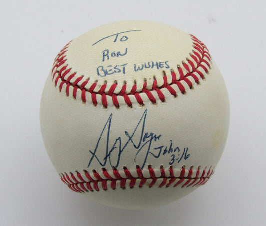 Greg Gagne Autographed OAL Baseball Minnesota Twins 180059