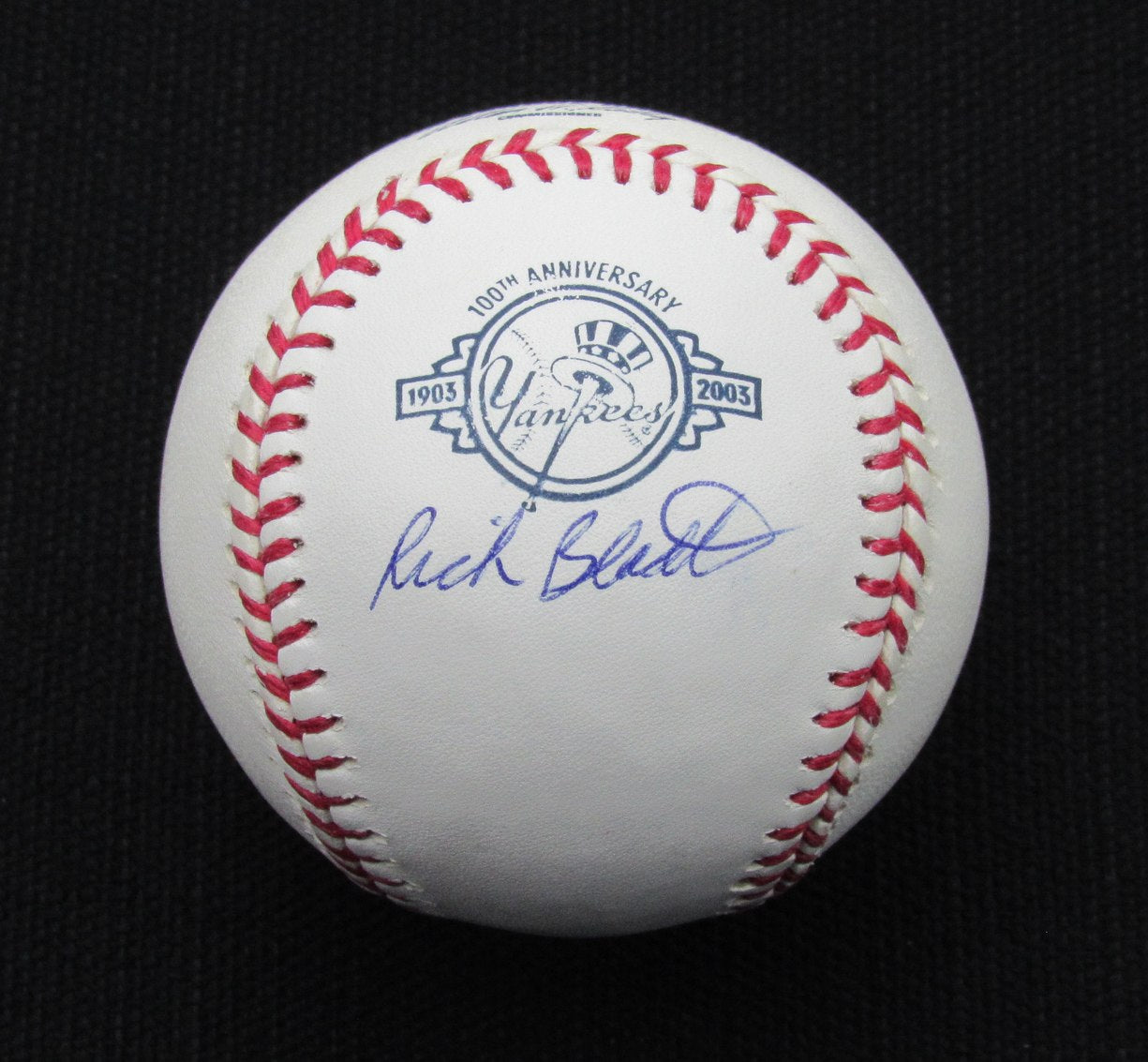 Rich Bladt Signed/Auto Yankees 100th OML Baseball JSA 186701