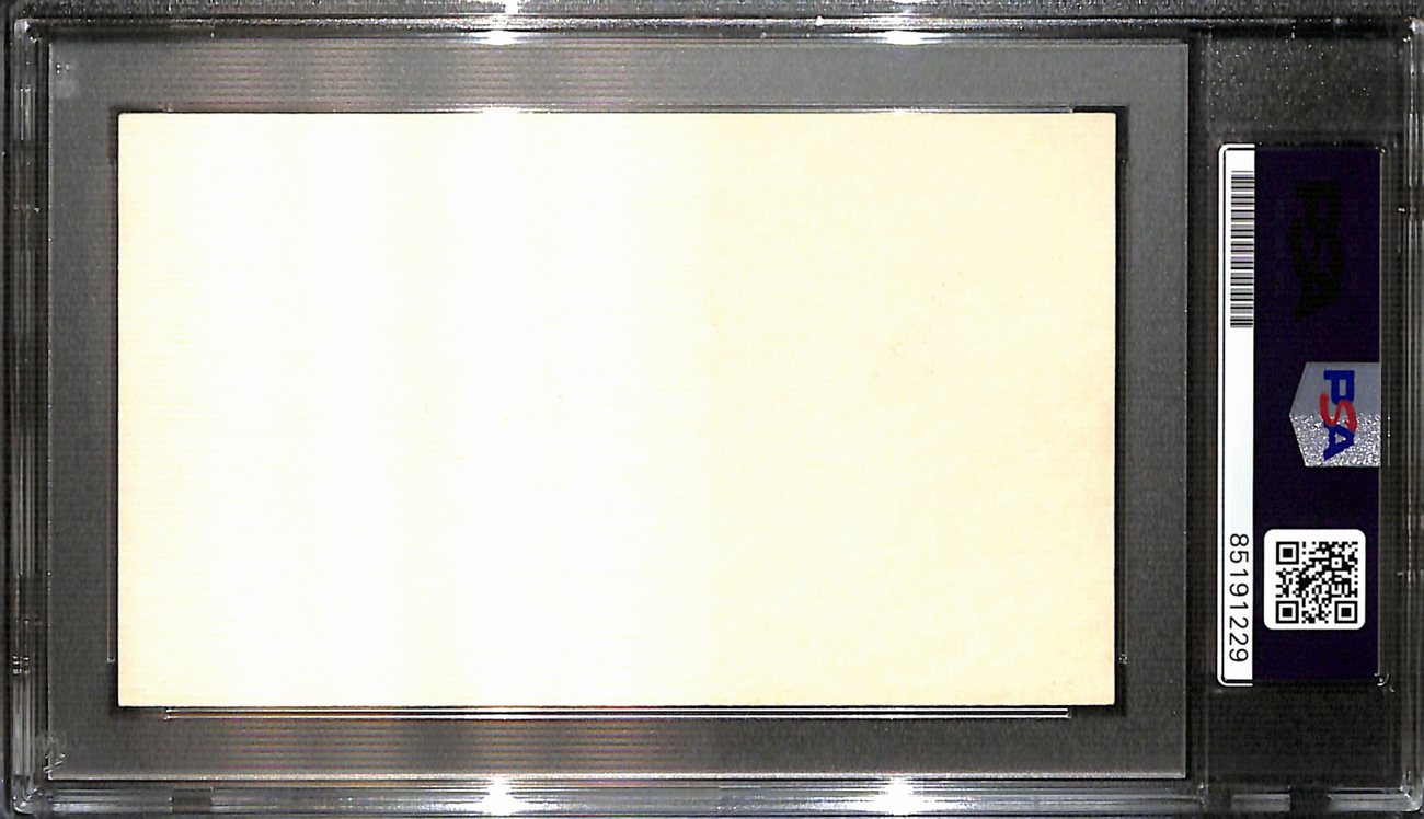 Joe Adcock Signed/Auto 3x5 Index Card Milwaukee Braves PSA/DNA 187228