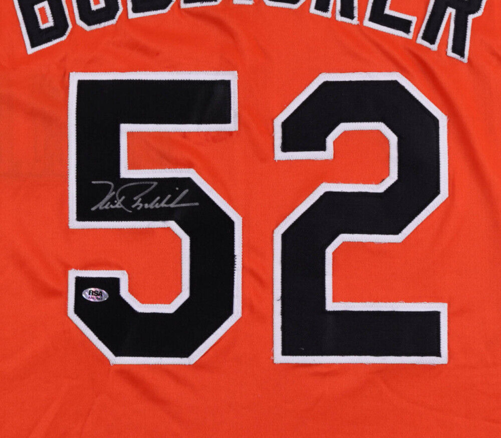 Mike Boddicker Signed/Autographed Orioles Custom Baseball Jersey RSA 162043