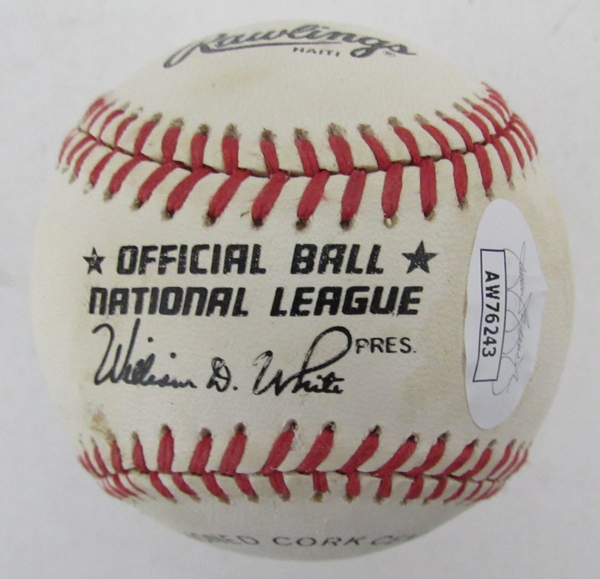 Duke Snider/ Johnny Mize HOF'ers Dual-Signed/Autographed ONL Baseball JSA 192467