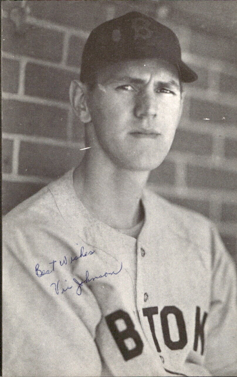Vic Johnson Red Sox d. 2005 Signed/Autographed 3x5 Photo 178488