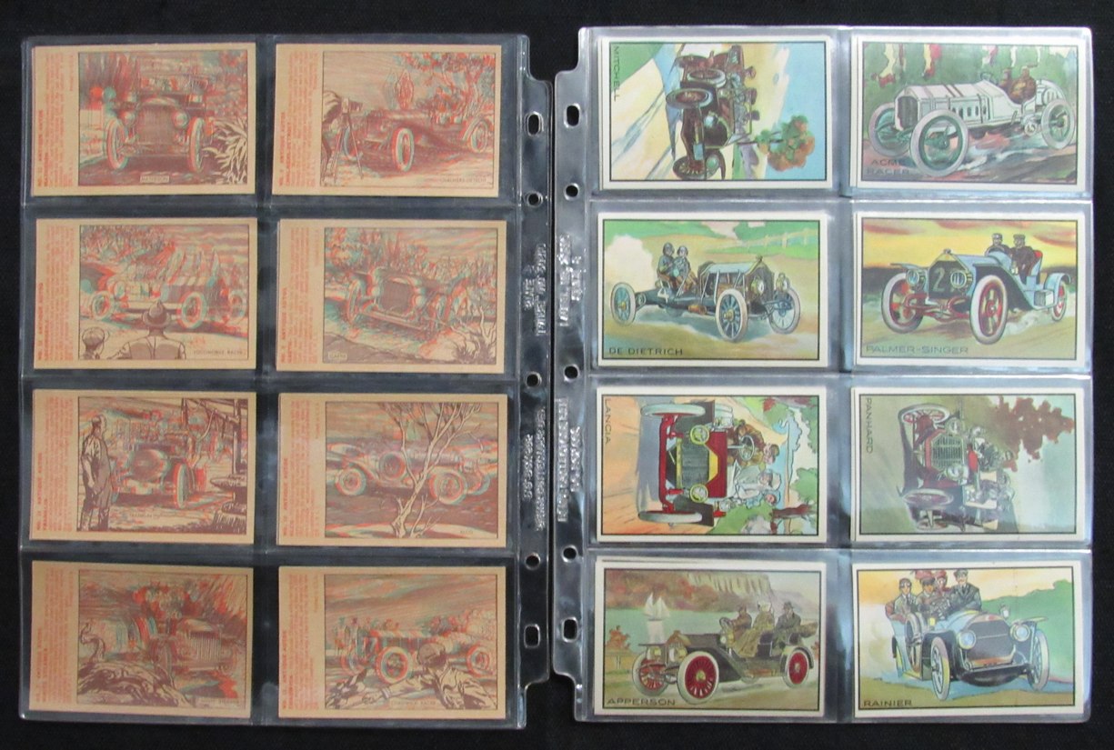 1953 Bowman Antique Automobiles Complete Set (48) Cadillac, Ford 189828