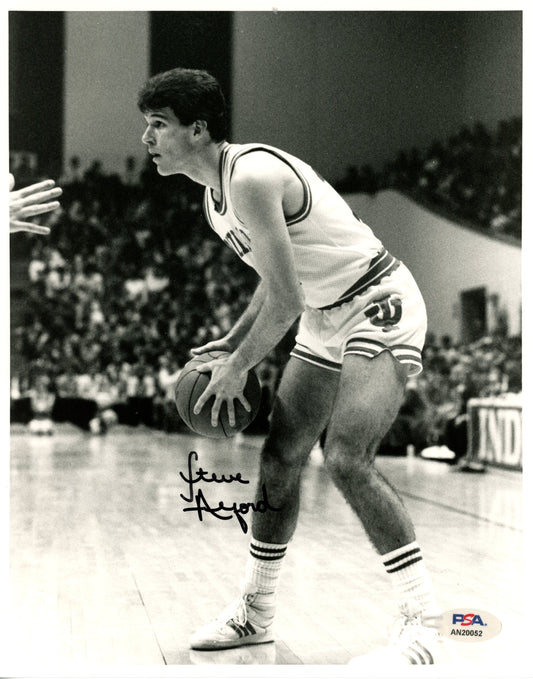 Steve Alford Signed/Auto 8x10 Photo Indiana University PSA/DNA 188069